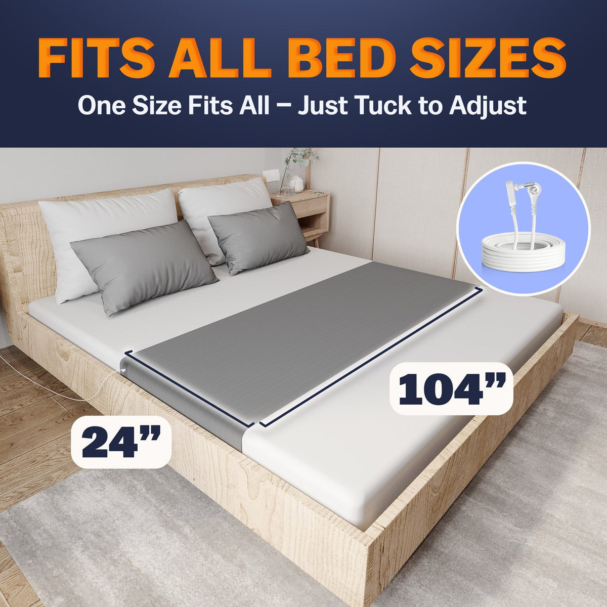 GAYA™ Bed Sheet, Gray or Off White