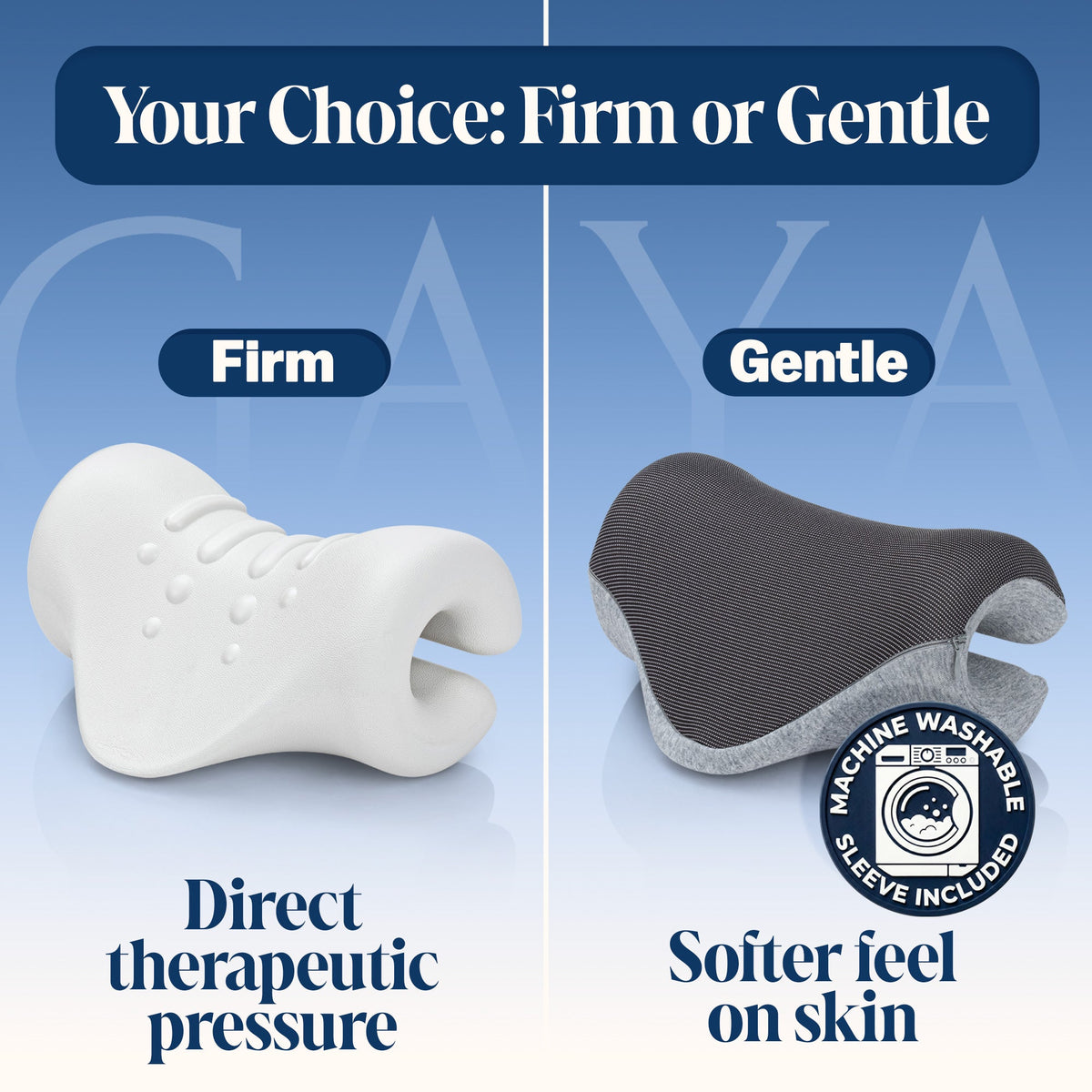 Groundiva™ Neck Stretcher for Pain Relief | Cervical Traction with Removable Sleeve