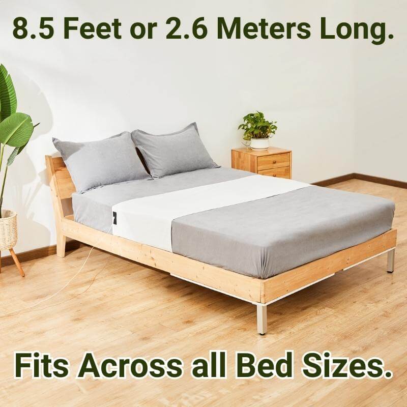 GroundingWell™ | Organic Cotton Grounding Bedsheet with Silver Fiber